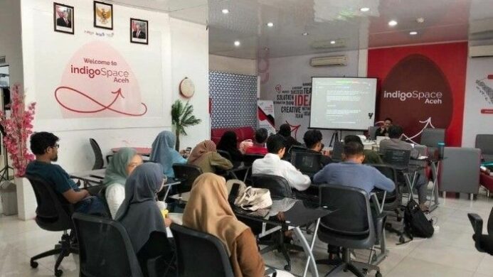 Acara “AI Connect for Pegiat Literasi” oleh Telkom AI Connect Aceh bersama Komunitas Literasi