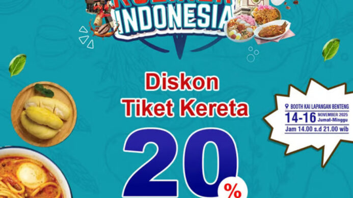 KAI Sumut Hadirkan Diskon 20 Persen untuk Tiket Kereta Eksekutif Jawa–Sumatera