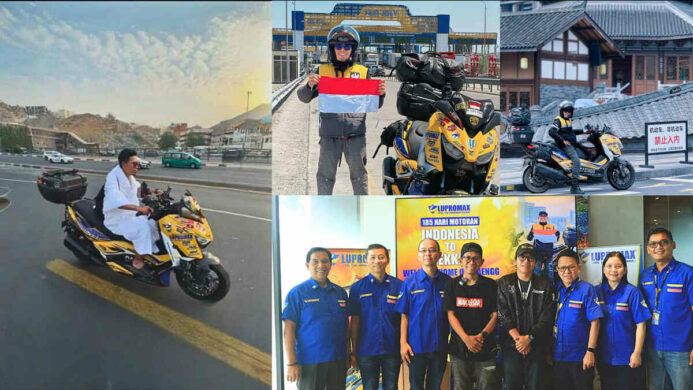 Dari Nusantara ke Tanah Suci Om Daengg Tuntaskan Misi Motoran Indonesia ke Mekkah bersama Lupromax