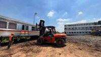 Relokasi Terencana: KAI Logistik Tangani Pemindahan dan Penataan 40 KRL Afkir ke TPSSK Pasirbungur