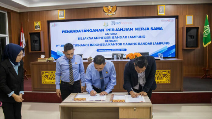 BRI Finance dan Kejaksaan Negeri Bandar Lampung Perkuat Sinergi melalui Penandatanganan Kerja Sama Hukum