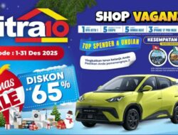 Sisa Sebulan Shopvaganza 2025, Nikmati Juga Diskon Christmas Sale Hingga 65% di Mitra10!