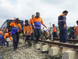 KAI Divre I Sumut Percepat Perbaikan Jalur Medan – Binjai