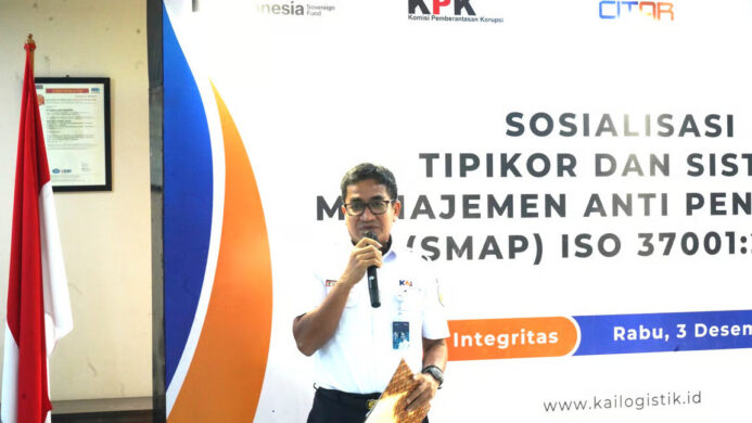 KAI Logistik Gelar Sosialisasi TIPIKOR dan SMAP