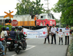 KAI Daop 8 Surabaya Gandeng Komunitas Java Train untuk Tingkatkan Keselamatan Perlintasan Sebidang