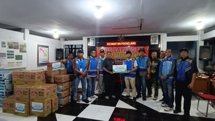 JTT Salurkan Bantuan untuk Masyarakat Terdampak Erupsi Semeru