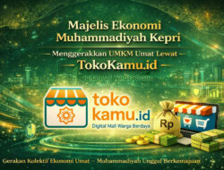 Penguatan Ekonomi Umat Muhammadiyah Kepri: Majelis Ekonomi Resmi Dikukuhkan, Tokokamu.id Hadir Sebagai Wadah UMKM dan Program Lainnya