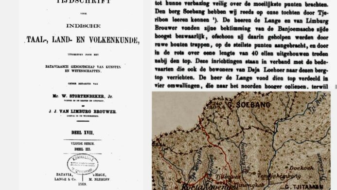 Situs Megalitik G Subang dalam Manuskrip Belanda