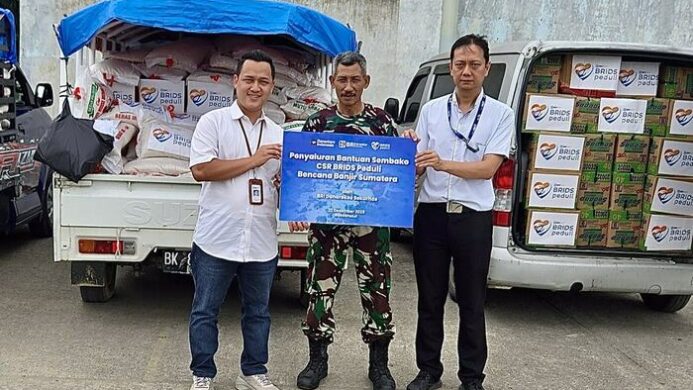 BRI Danareksa Sekuritas Salurkan Bantuan Paket Sembako untuk Masyarakat Terdampak Banjir Sumatera