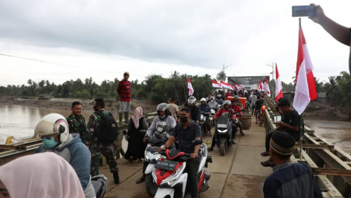 Jembatan Krueng Tingkeum Tuntas Denyut Nadi Ekonomi Bireuen Berangsur Pulih