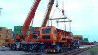 KAI Logistik Sukses Dukung Perawatan Jalur KA Melalui Pengiriman Multi Tie Tamper ke Kuala Tanjung
