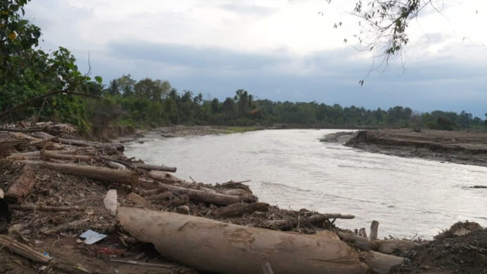 Kementerian PU Lakukan Penguatan pada Tebing Sungai Krueng Tiro di Pidie