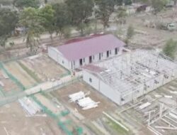 PU Percepat Pembangunan Huntara di Aceh Tamiang, Progres 75%