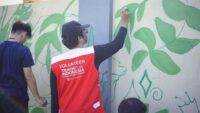 BINUS @Malang Percantik Pesona Aji Saptorenggo Lewat Program Mural Kolaboratif BINUSIAN Plants Hope