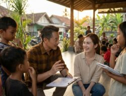 Di luar pasar, dia pilih untuk mempercayakan “Masa Depan” kepada Anak-Anak