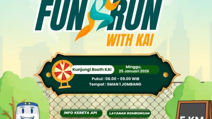 Event “Smansa Fun Run With KAI” di Kota Jombang