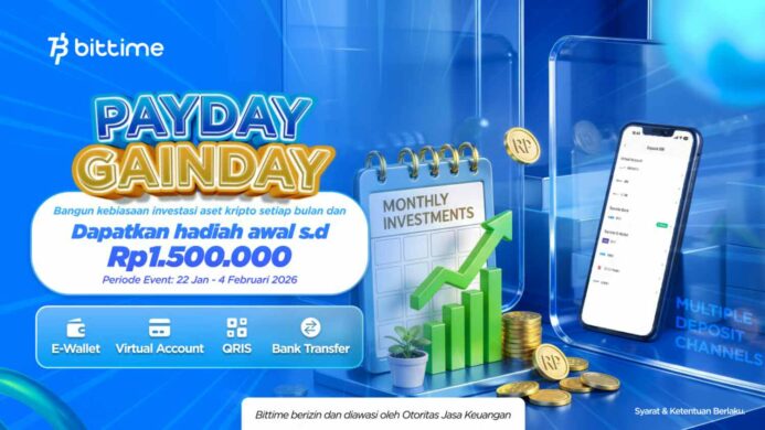 Bittime PayDay GainDay Manfaatkan Momen Gajian untuk Memaksimalkan Potensi Investasi Aset Kripto Pengguna