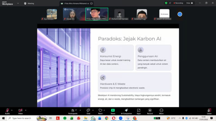 Telkom AI Center Bali Gelar AI Connect Online Series