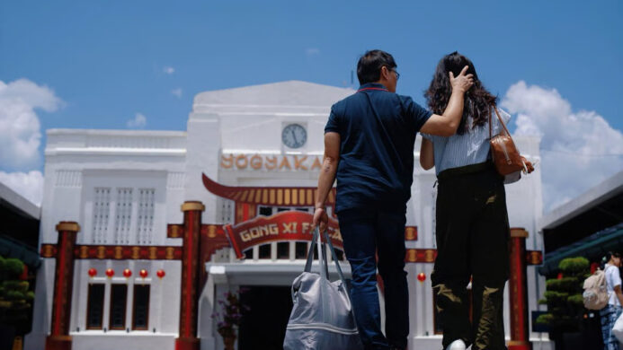 KAI Daop 6 Yogyakarta Hiasi Stasiun dengan Ornamen Imlek