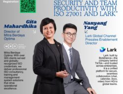 Banyak Startup Sudah Digital, Tapi Data Belum Aman: Partner Lark dari ByteDance, Langit Kreasi Soroti ISO 27001