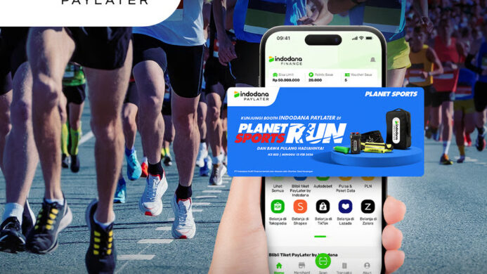 Dukung Gaya Hidup Sehat Masyarakat Indodana PayLater Hadir di ‘Planet Sports Run 2026’