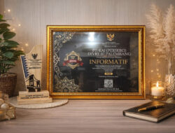 KAI Divre III Palembang Meraih Predikat Badan Publik Informatif Pada Anugerah Keterbukaan Informasi Publik Sumatera Selatan