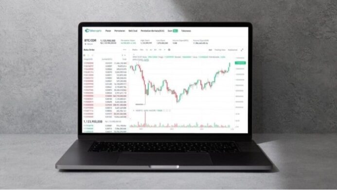 Ilustrasi pergerakan harga Bitcoin di platform Tokocrypto (2)