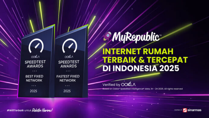 MyRepublic Indonesia Kembali Raih 2 Penghargaan Ookla Internet Rumah Terbaik dan Tercepat di Indonesia (2)