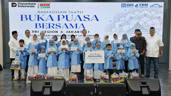 Pererat Silaturahmi BRI Regional Office Jakarta 1 Gelar Buka Puasa Bersama dan Santunan Anak Yatim
