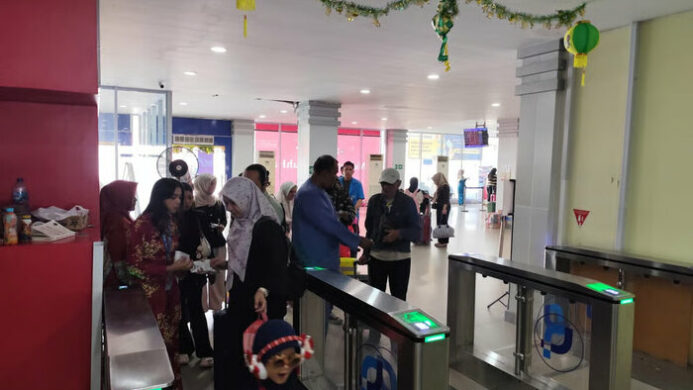 Arus Mudik dan Balik Lebaran 1447 H di Pelabuhan Sri Bintan Pura Lancar