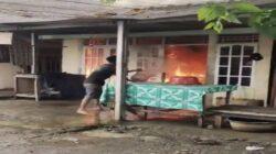 Diduga Korsleting Listrik, Satu unit rumah di Rawajaya Terbakar, Kerugian Ditaksir Rp50 Juta