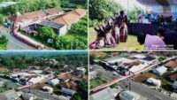 SMK KTN Wanareja Cilacap Peringati Dies Natalis ke-15 dengan Arakan Bendera Merah Putih Sepanjang 150 M