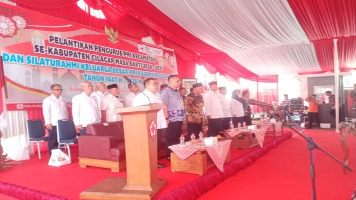 PMI Cilacap Resmi Melantik Jajaran Pengurus 24 Kecamatan