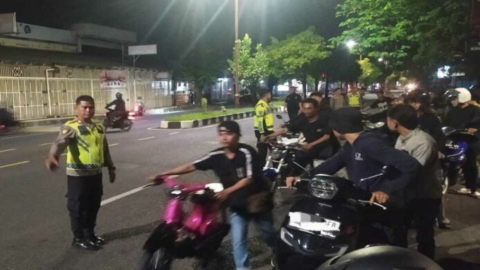 Belasan Remaja Terjaring Razia Balap Liar di Cilacap Utara, Resahkan Warga