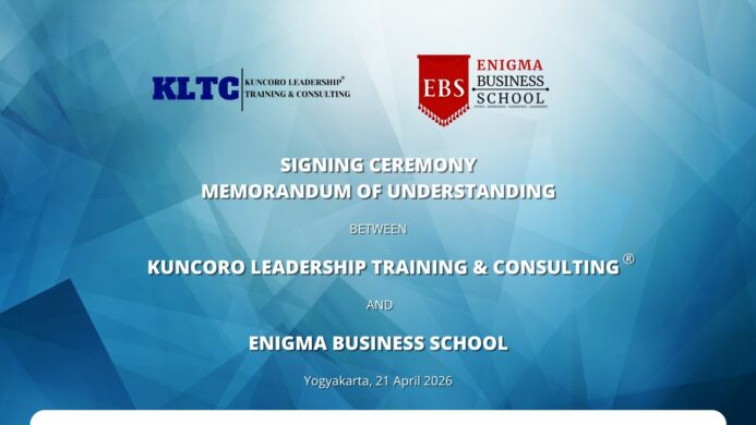Perkuat Sinergi Akademik dan Industri Global KLTC Lakukan MoU Dengan Enigma Business School (EBS)