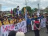 Unjuk Rasa Aliansi Mahasiswa Banyumas Warnai Hari Buruh