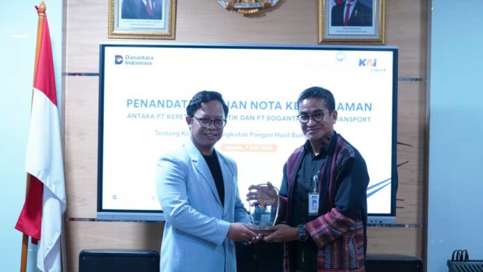 Jajaki Peluang Bisnis Baru Pengiriman Hewan Ternak KAI Logistik Teken MoU dengan Bogantara