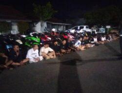 32 Motor Berknalpot Brong Terjaring Razia Lanal dan Satlantas Polresta Cilacap