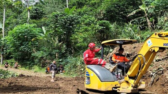 Akses Jalan Punggelan Jembangan Banjarnegara Kini Bisa Dilalui Kembali