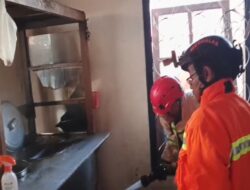 Nyalakan Semawar Lalu Pergi, Gerobak Bakso di Kroya Cilacap Terbakar