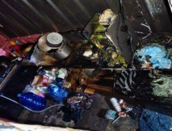 Gas Bocor, Sebuah Warung di Gandrungmangu Cilacap Terbakar