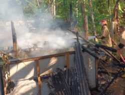 Tempat Usaha Kelapa Kopra di Gandrungmangu Cilacap Terbakar