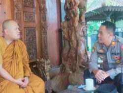 Kapolsek Adipala Perkuat Sinergi dengan Tokoh Agama Buddha
