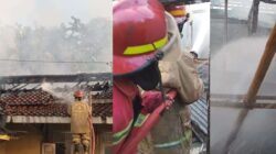 Korsleting Listrik, Sebuah Rumah di Margasari Sidareja Terbakar