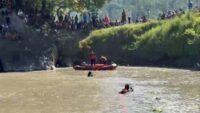 H2 Pencarian Anak Tenggelam di Sungai Pemali Tegal Belum Ditemukan