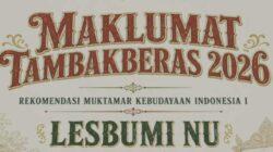 Dari Tambakberas untuk Indonesia: Muktamar Kebudayaan LESBUMI Lahirkan Maklumat 2026, Ajak Kembali ke Akar