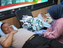 Sambut Hari Bhayangkara ke-80, Polresta Cilacap Gelar Donor Darah