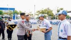 Kapolda Jateng dan Forkopimda Sukoharjo Membagikan 1.000 Pasang Sepatu Gratis untuk Pelajar