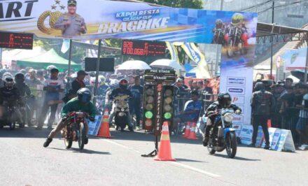 Meriah, Kapolresta Cilacap Cup Dragbike 2026 Diikuti 850 Peserta