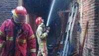 Korsleting Listrik, Sebuah Rumah di Kesugihan Cilacap Terbakar
